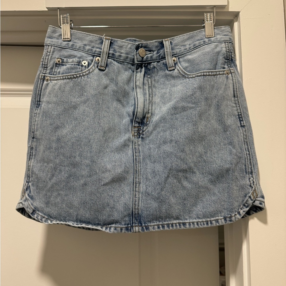 Pistola Rhea Mini Denim Skirt